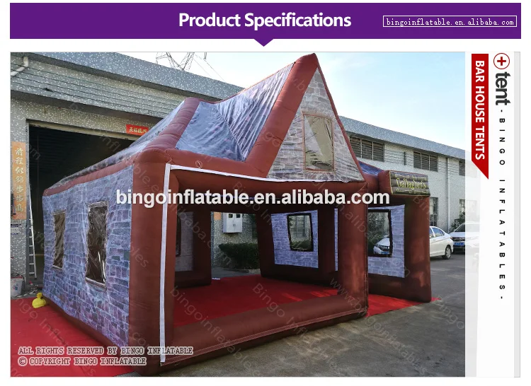 Лидер продаж 6x5x5 mH надувной бар палатка индивидуальные киоски для мероприятий Вечерние
