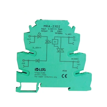 

5PCS MRA-23D2 Mini 6.2mm 2A Input: 3-32V DC Solid State Relay Relay Module