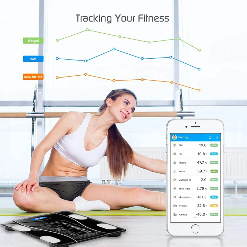 Generic Body Scale Smart Wireless Scale Digital Floor Weight Scale