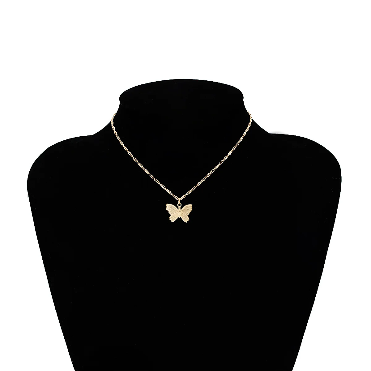 lovely tassel earrings for women statement minimalist butterfly pendant necklace jewelry hoop earrings set men's wedding fashion