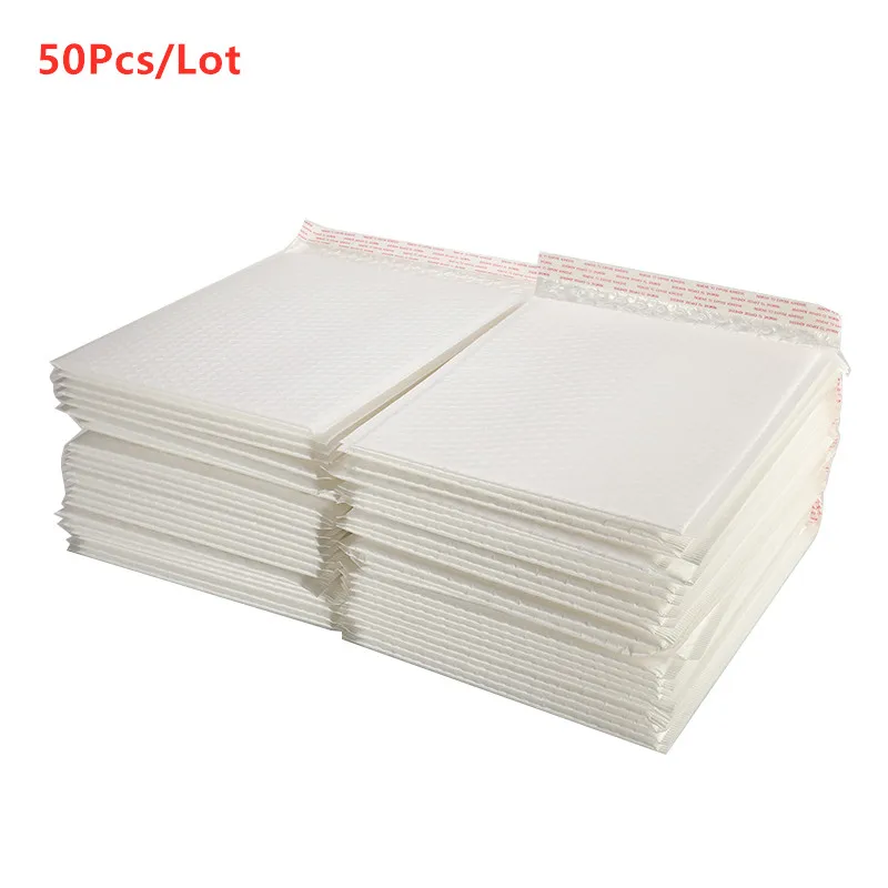 18x23cm50Pcs 180x230 мм разных Количество матовый пакет из воздушно-пузырьковой пленки сумка пенный экспресс доставки Упаковка Почтовый Конверт Сумка 50/30/10/5 шт - Цвет: 18x23cm50Pcs