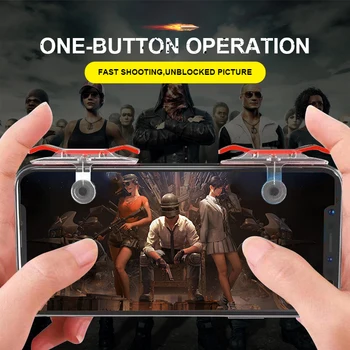 

T10s Metal PUBG Mobile Trigger Game Board Game L1R1 Shooting Shooting Mobile Controller Smartphone Button Aiming Key Joystick