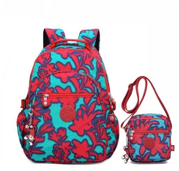 

Tegaote Classic School Bags for Teenage Girls 2pcs Bag Set Women Backpacks Students Book Bags Crossbody Satchel Rucksack Moclila