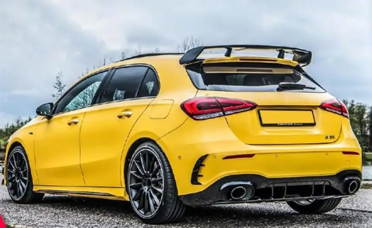 Высокое качество ABS черное заднее крыло багажник спойлер для Mercedes Benz W176 A класс A45 A180 A200 A250 A260 хэтчбек 2013