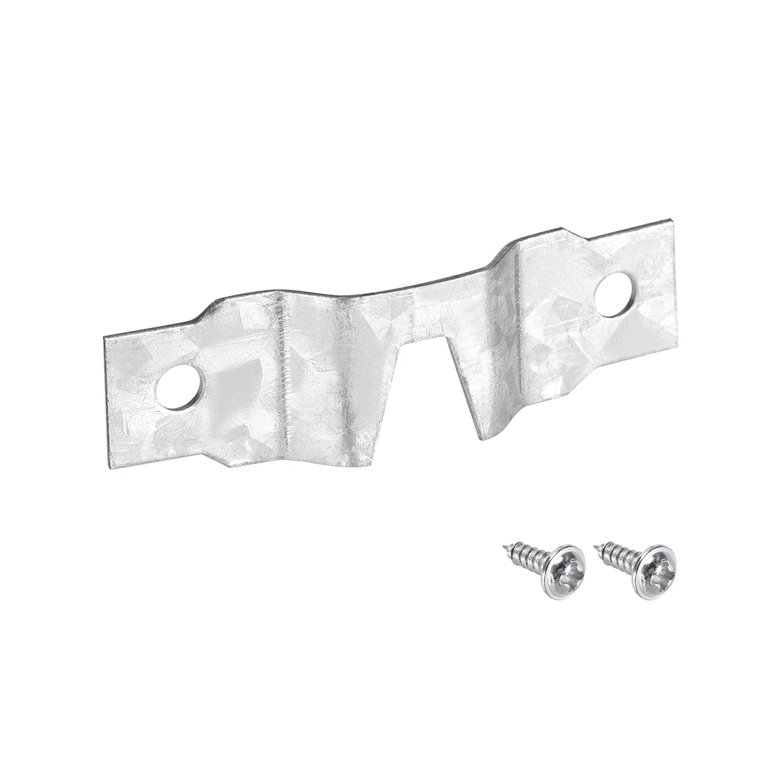 uxcell 10Pcs Picture Hanger Plate, 52mm x 15mm U Type Hook for Frames with Screws (Radium)