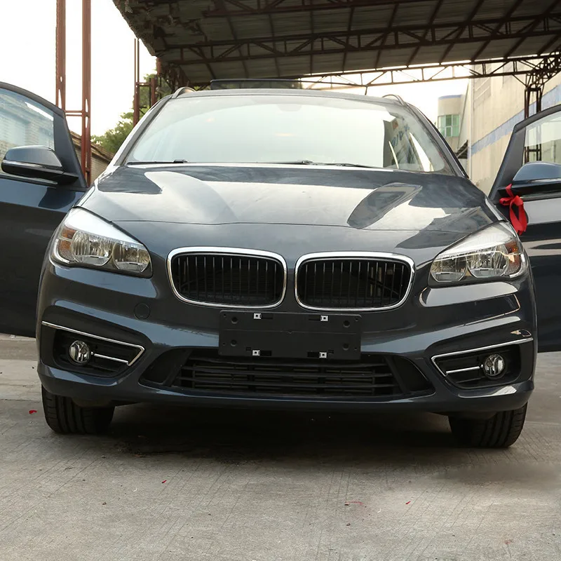 Chrome Front Fog Light Decorative Cover Trim Grille Decor Strips For BMW 2 Series Gran Active Tourer F45 F46 2015 - 2017 | Автомобили и