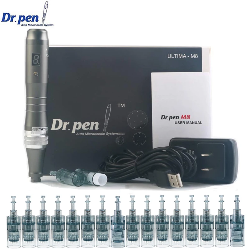 Dr Pen Ultima M8 микроигольная ручка микроиголка Беспроводная автоматическая Derma