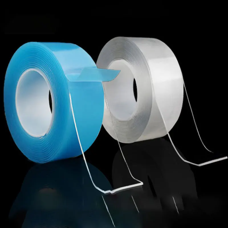 

Glue Gadget Double Sided Tape Nano magic Reusable Traceless Adhesive Office Fixed Small Item Universal Strong gekko tape hogar