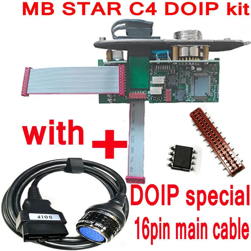 

MB STAR C4 PLUS DOIP FUNCTION SD CONNECT DOIP kit with MB star c4 16PIN cable obd2 diagnostic tool Multiplexer car assessoires