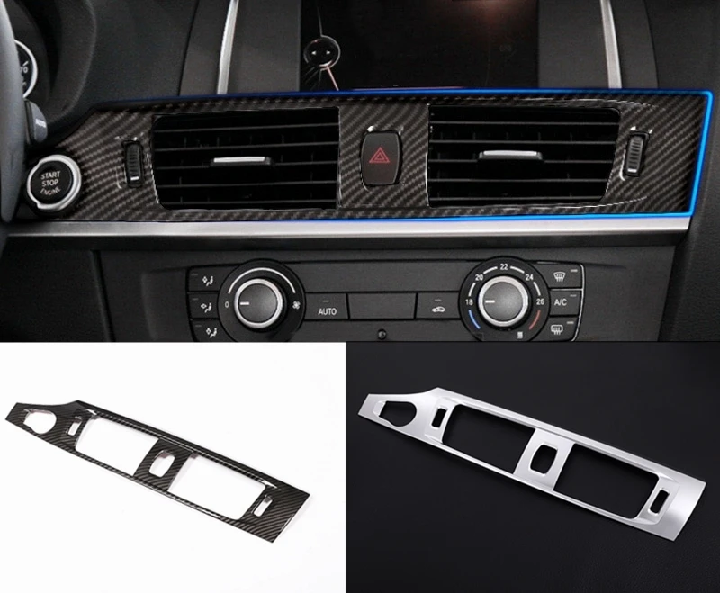 Автомобильные аксессуары для BMW X3 F25 2011-2017 хромированная центральная консоль из