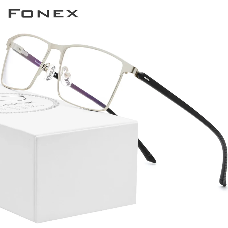 FONEX Оправа для очков из сплава TR90 мужчин и женщин ультралегкие квадратные