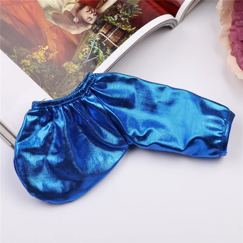 Мужское одноцветное нижнее белье Wetlook, искусственная кожа, открытый пенис, c-стринги, бикини, трусы, нижнее белье, мужские трусики