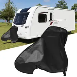 Couvercle d'attelage de caravane en PVC, imperméable et anti poussière, protection universelle contre la poussière de pluie, accessoires pour pièces de camping car 