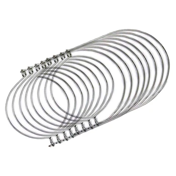 

8 Pack Stainless Steel Wire Handles (Handle-Ease) for Mason Jar, Ball Pint Jar, Canning Jars, Mason Jar Hangers and Hooks for Re