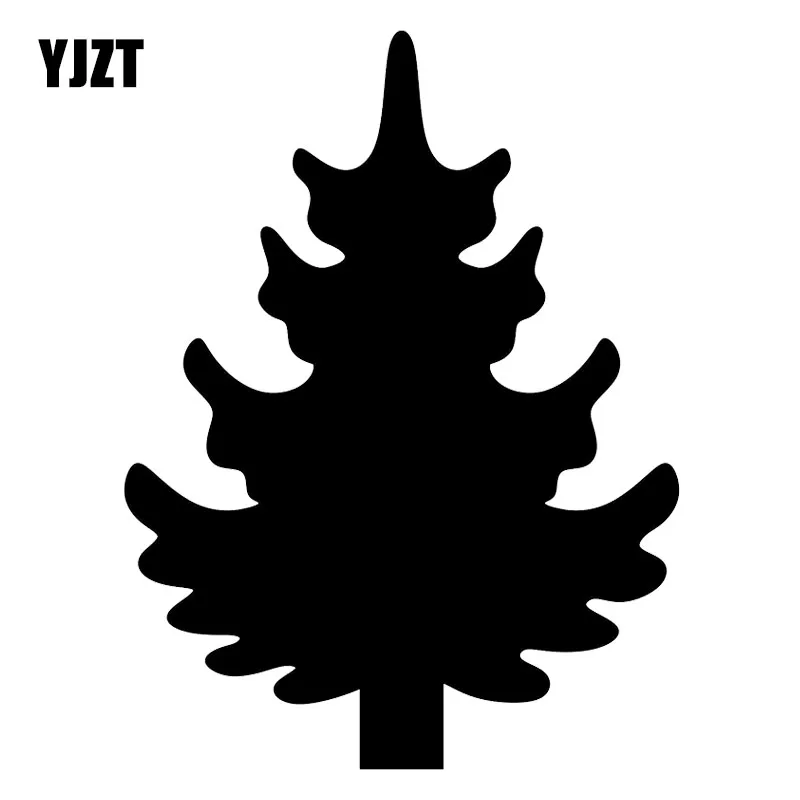 YJZT 12X16 см сосновое дерево окклюзии царапины автомобиля стикер мультяшный винил