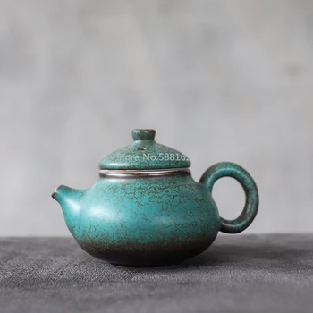

Ceramic Teapots Green Chinese Tea Pot 140ml
