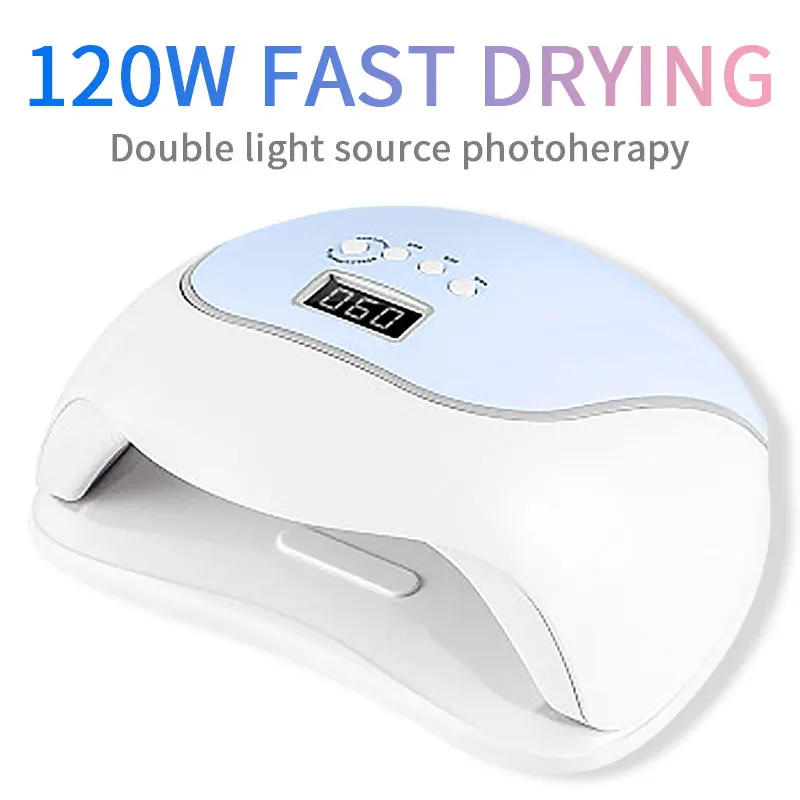 

UV Led Nail Lamp for Gel Nail Dryer 120W for All Types Gel 36 PSC UV LED Lamp for Nails Powerful Nail Art Tools UV Manicure Lamp