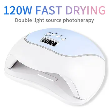 

UV Led Nail Lamp for Gel Nail Dryer 120W for All Types Gel 36 PSC UV LED Lamp for Nails Powerful Nail Art Tools UV Manicure Lamp