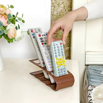

Practical Remote Control Bracket Remote Control Holder Stand Home Storage Caddy Organizer Box Iron Case