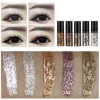 5 Color Metallic Shiny Eyeshadow Glitter Liquid Eyeliner Makeup Eye Liner Pen-Waterproof Makeup Pigment Eyeshadow Palette ► Photo 2/6