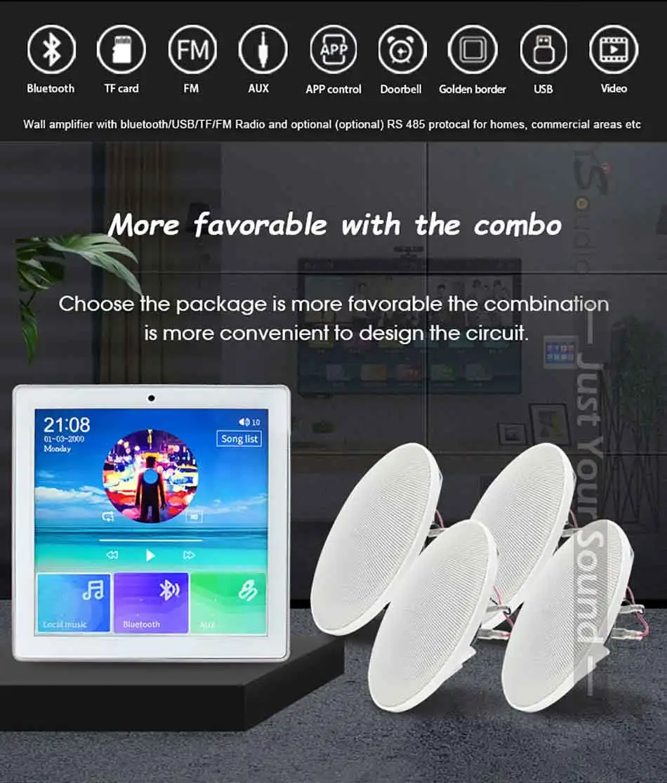 Mejor amplificador externo Home Theater  Amplificador Bluetooth  inalámbrico Mini Home - Mini - Aliexpress