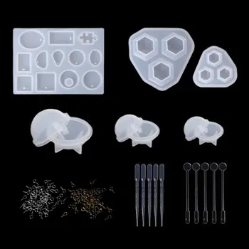 

Hot 2020 DIY Crystal Epoxy Resin Mold Ornament Pendant Casting Mould Handmade Crafts Tool