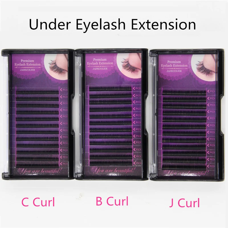 1 поднос высокое качество J Curl B C 5 мм 6 7 натуральные длинные под ресницами