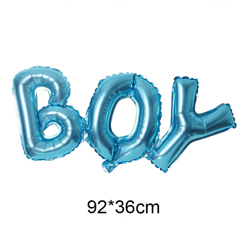 blue2 boy Детские воздушные шары из фольги, майлар, один розовый золотой шар для маленьких мальчиков и девочек, украшение для первого дня рождения - Цвет: blue2 boy