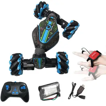 

25KM/H 4WD Double Side RC Stunt Car Gesture Sensor Watch Control Deformable Electric Vehicle All-Terrain Car for Kid