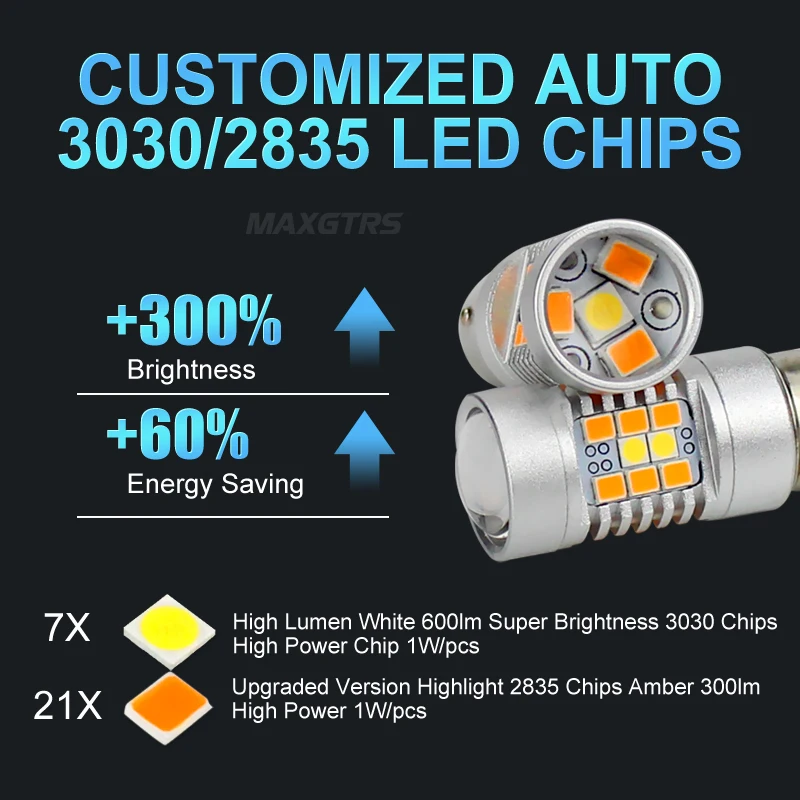 2 шт. двухцветсветодиодный светодиодные лампы S25 1157 BAY15D P21/5 Вт 3030 28smd|bulb led|bulb led