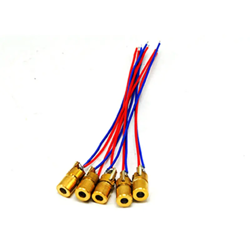 5pcs red laser diode module 635nm 3mw 5mw 3vdc mini focus dot lazer module 6x10mm 5pcs Mini 3mw-5mW 650nm Red Laser Module Dot Diode LED Lights 5V 6x10mm