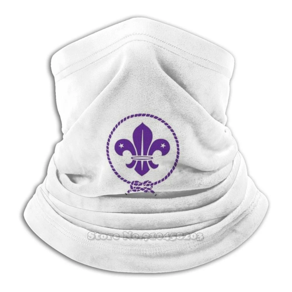 Fleur De Lis World Scout Scarf Bandana Neck Warmer Headband Cycling Mask Scout World Sisterhood Hikers Rovers Association barbour scarf mens
