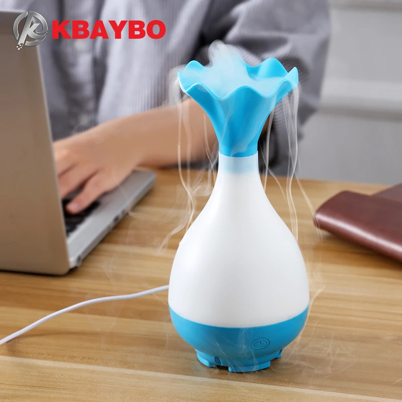 

USB Air Humidifier Ultrasonic Aromatherapy Essential Oil Aroma Diffuser with LED Night Light Mist Purifier atomizer for Home