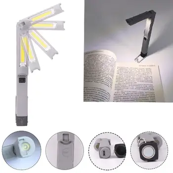 

360 Degree Rotation COB Inspection Lamp LED Light Super Bright Torch Flashlight USB Rechargeable Auto vehicle Inspection Tools