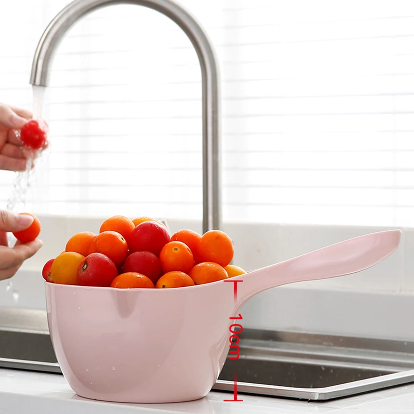 Plastic Water Scoop, Plastic Water Ladle Bath Ladle Dipper Shampoo Cup Household Accessories for Kitchen Bathroom