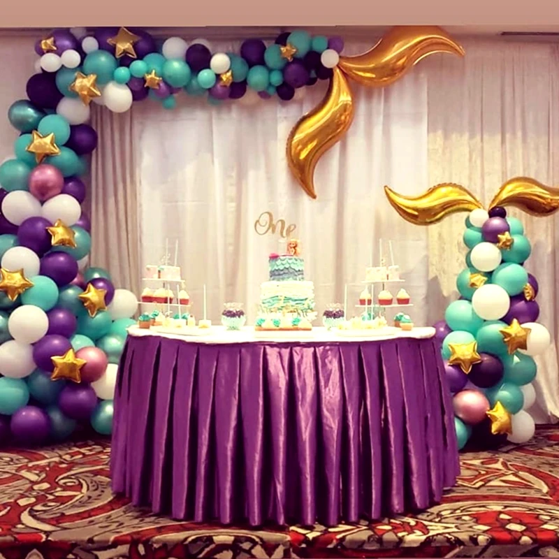 

Mermaid Party Supplies Mermaid Tail Balloon Garland set Under the Sea Party Balloon Arch Baby Shower Girl Birthday Party Decor