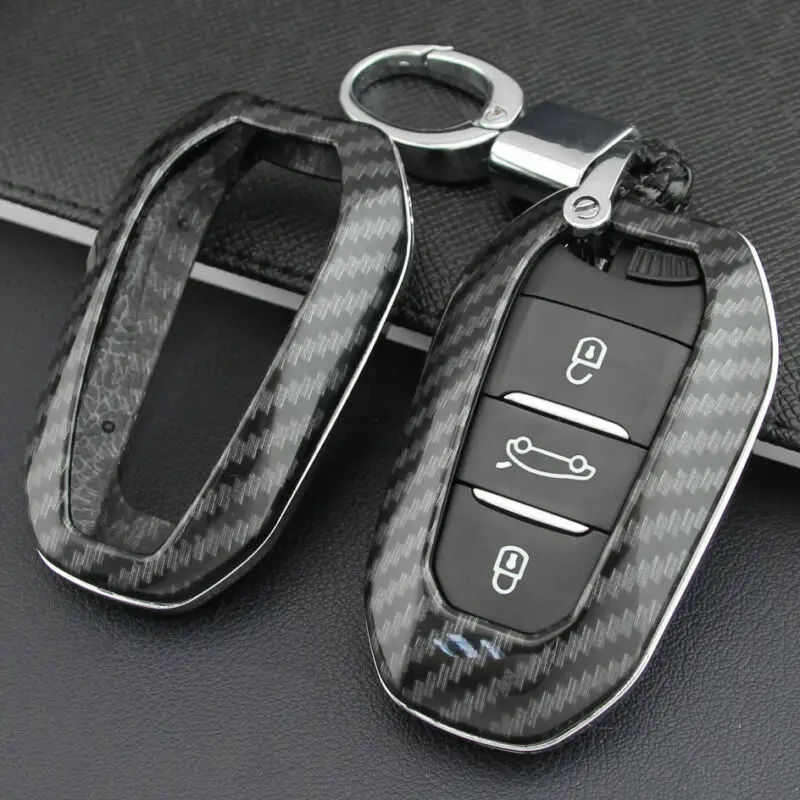

Durable Car Key Cover Fob Case Protector For C3 C5 Aircross 2018-2020 Accessory