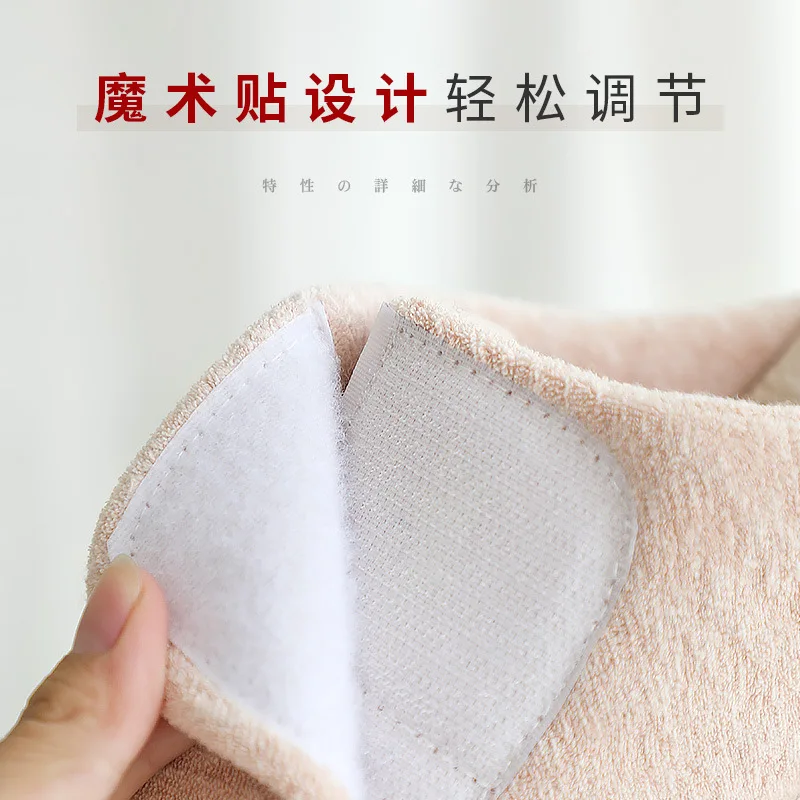 

Park West New Style Adjustable Cotton Slippers Women's Autumn & Winter Anti-slip Warm Indoor Household Velcro Cotton Slippers Me