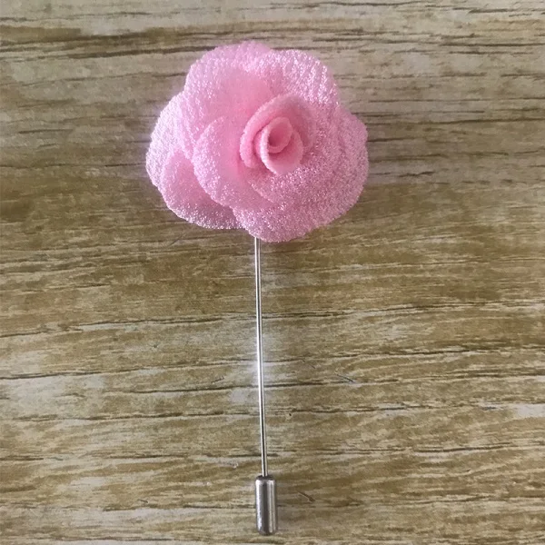 Wholesale 100Pcs Best Man Groom Boutonniere Cloth Rose Flower men buttonhole Wedding Party Prom Suit Corsage Pin Brooch | Дом и сад