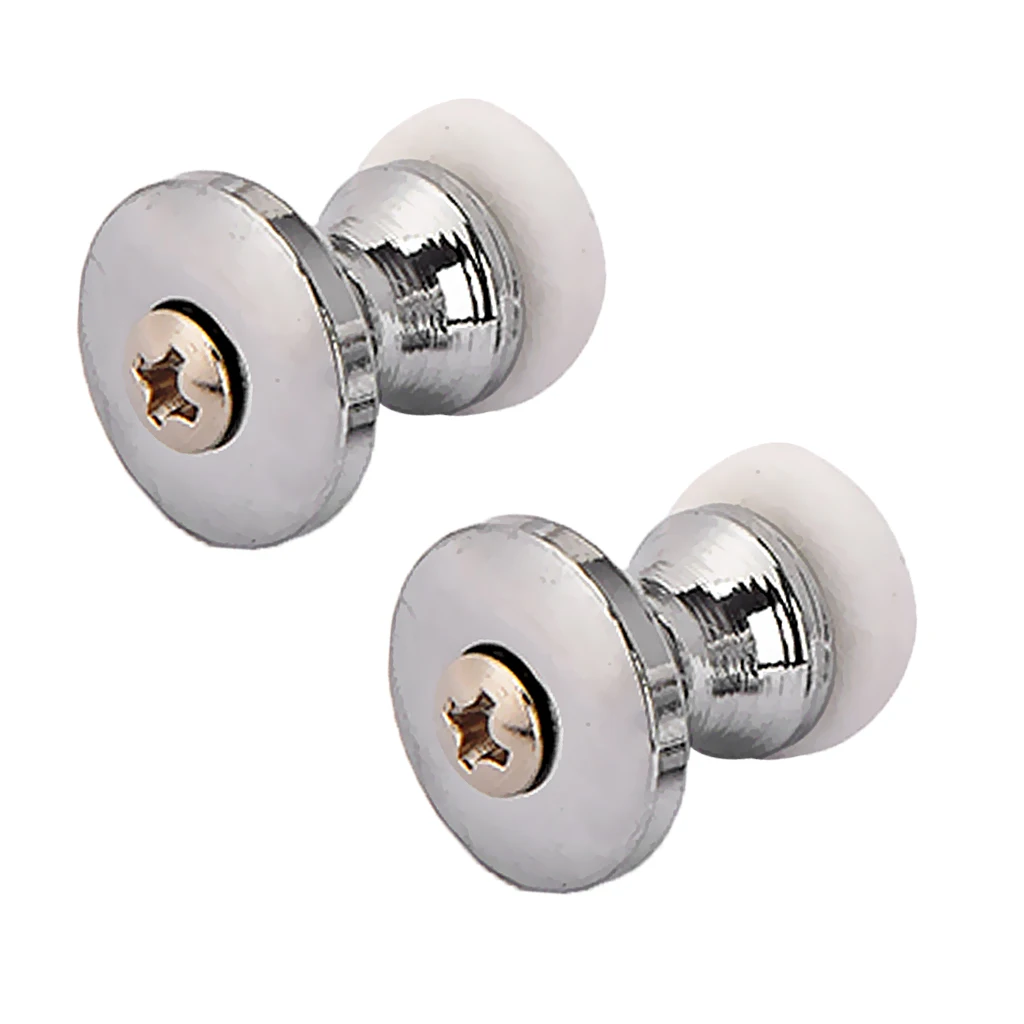 2 Sets of Pack Guitar Strap Lock Buttons for Electric Acoustic Guitar Bass