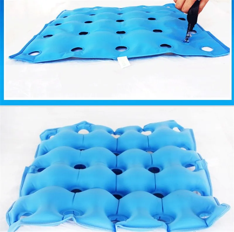 

Medical Air Seat Inflatable Cushion Wheelchair Square Porous Anti-hemorrhoids Buttocks Massage Bedsore Prevention