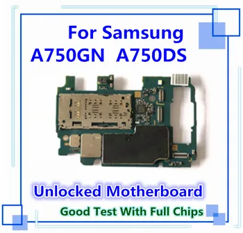 

Replaced unlocked original for Samsung Galaxy A70 A750GN A750DS motherboard with chips single/dual SIM mainboard Android OS CARD