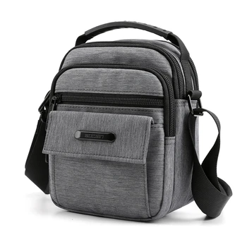 

Casual Men's Bag Mini Nylon Shoulder Bag Waterproof Portable Ladies Handbag Zipper Black Bolsa Feminina Crossbody Bags For Women