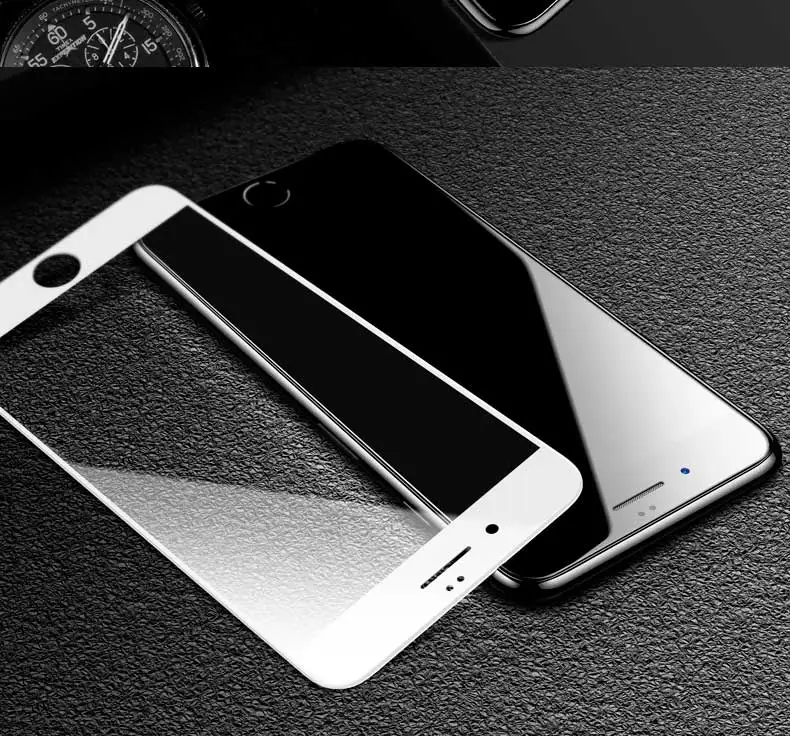 100D изогнутое полное покрытие из закаленного стекла на iPhone 6 6S 7 8 Plus XS Max XR X защитная пленка для стекла
