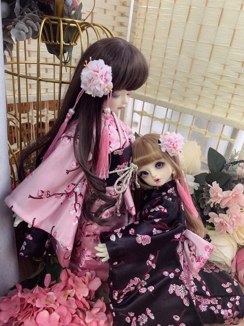 1/3 1/4 BJD SD кукольная одежда кимоно халат для 1/4 bjd кукла аксессуары женская одежда