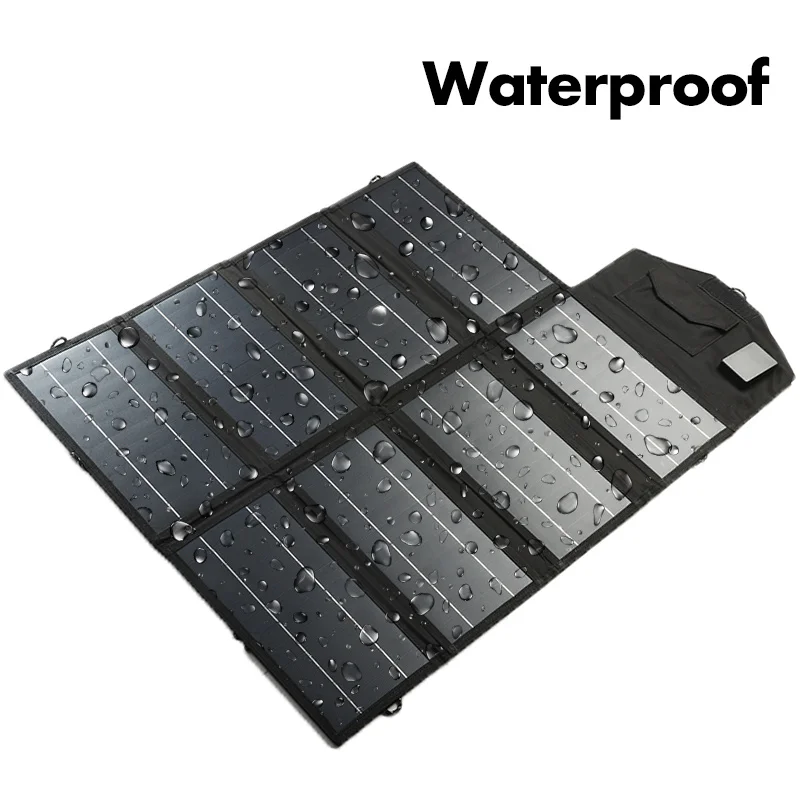 Preise Tragbare Falten 50W 12V USB Port Solar Panels Bord Faltbare Wasserdichte Solar Panel Ladegerät für Telefon Batterie Ladegerät im freien