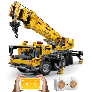 

Mould King 13107 Technic Remote Control Truck Motor Power Mobile Crane Mk II Truck MOC-42009 Model Building Blocks Bricks Toys