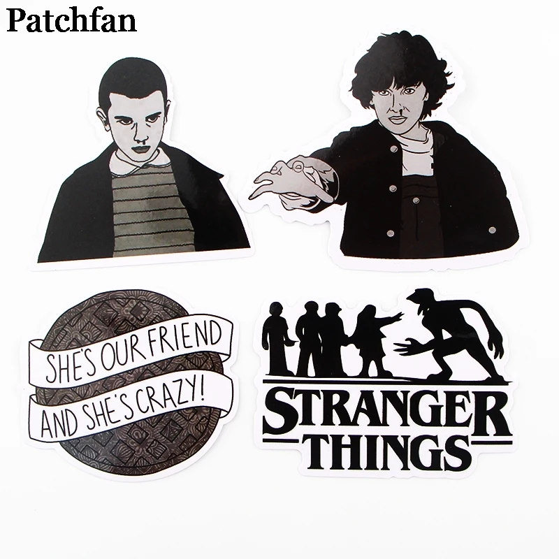 12 компл./лот Patchfan 42 шт. странные вещи забавные наклейки пакеты письмо творческий DIY стиль для настенный телефон Скрапбукинг альбом A2269