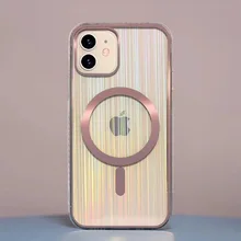 Магнитный прозрачный чехол из ТПУ для iPhone 11 12 pro Pro Max мини
