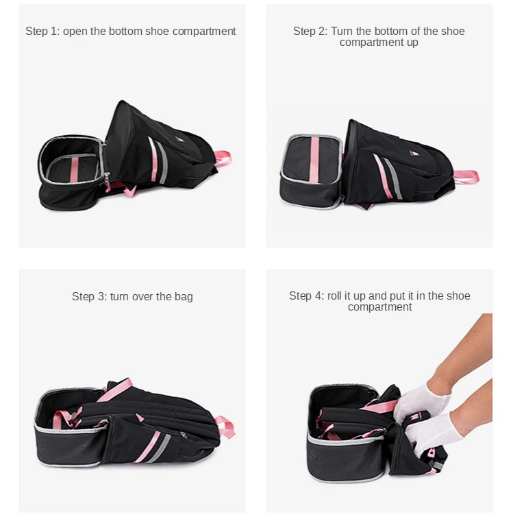 Leisure Outdoor Backpack Woman Waterproof Fitness Bag Wet And Dry Separation Travel Clothes Shoes Organizer Pouch Accessories